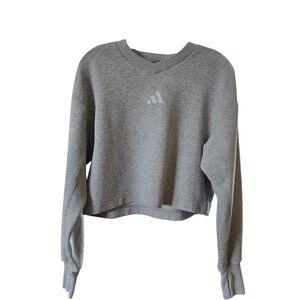 Adidas Gray Women's‎ Crop Top